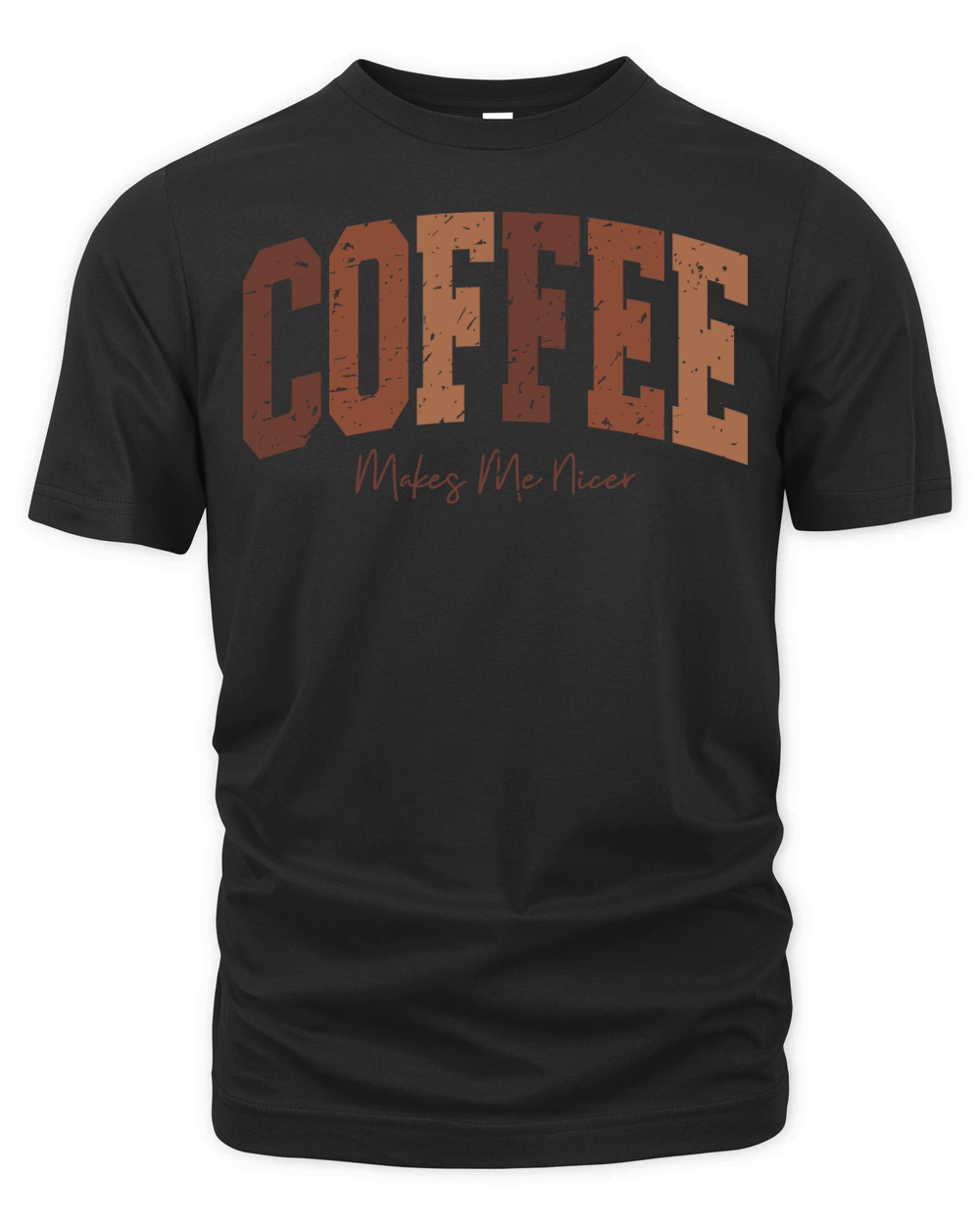 CoffeeMakesMeNicer Retro Organic Unisex T-shirt