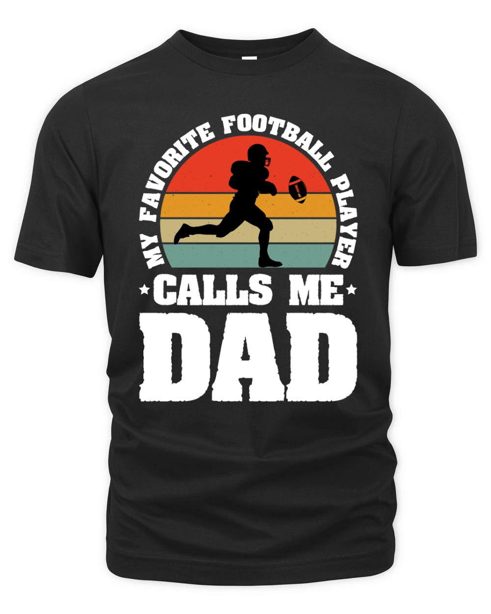 My Favorite Football Player Calls me Dad 03 Organic Unisex T-shirt