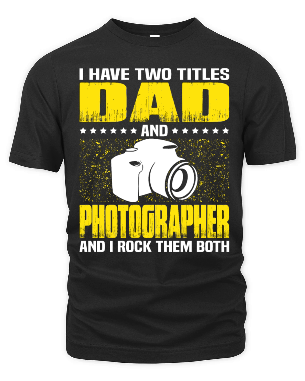 Photographer Dad T Shirt For Fathers Day Organic Unisex T-shirt