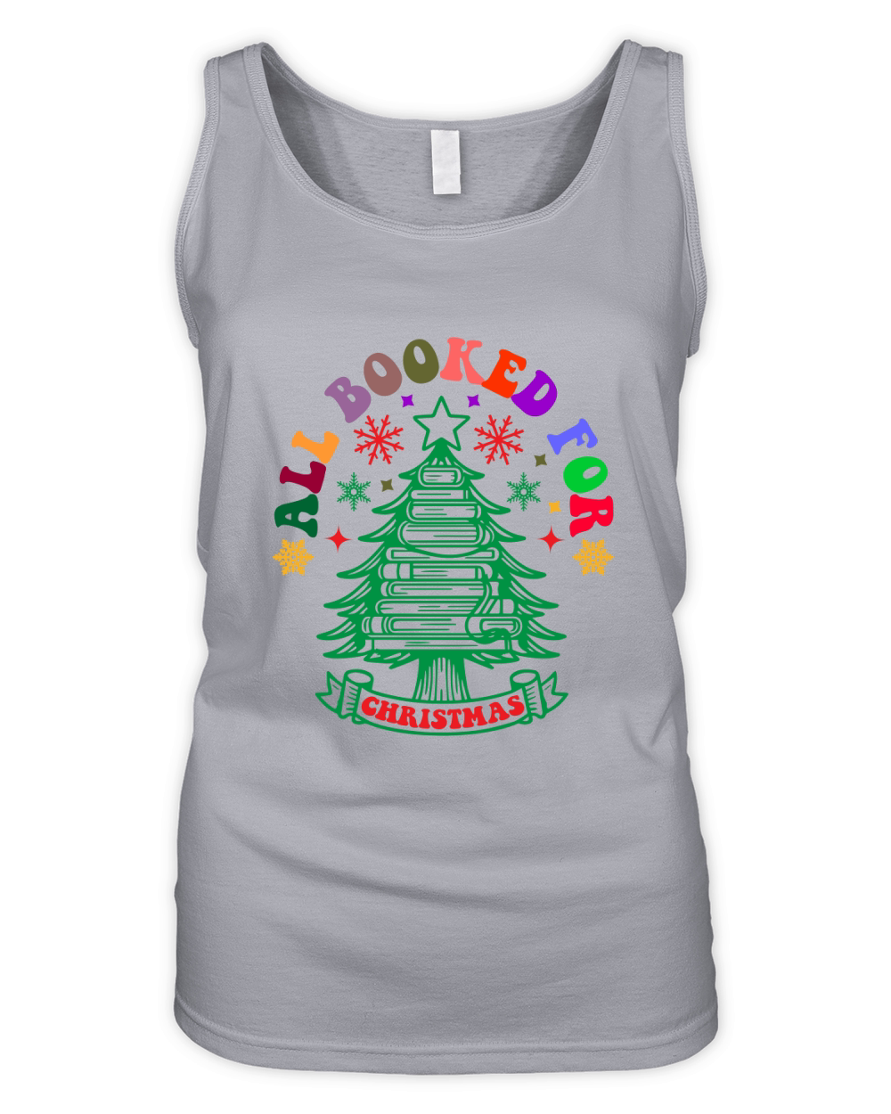 All booked for Christmas Organic Women's Tank Top