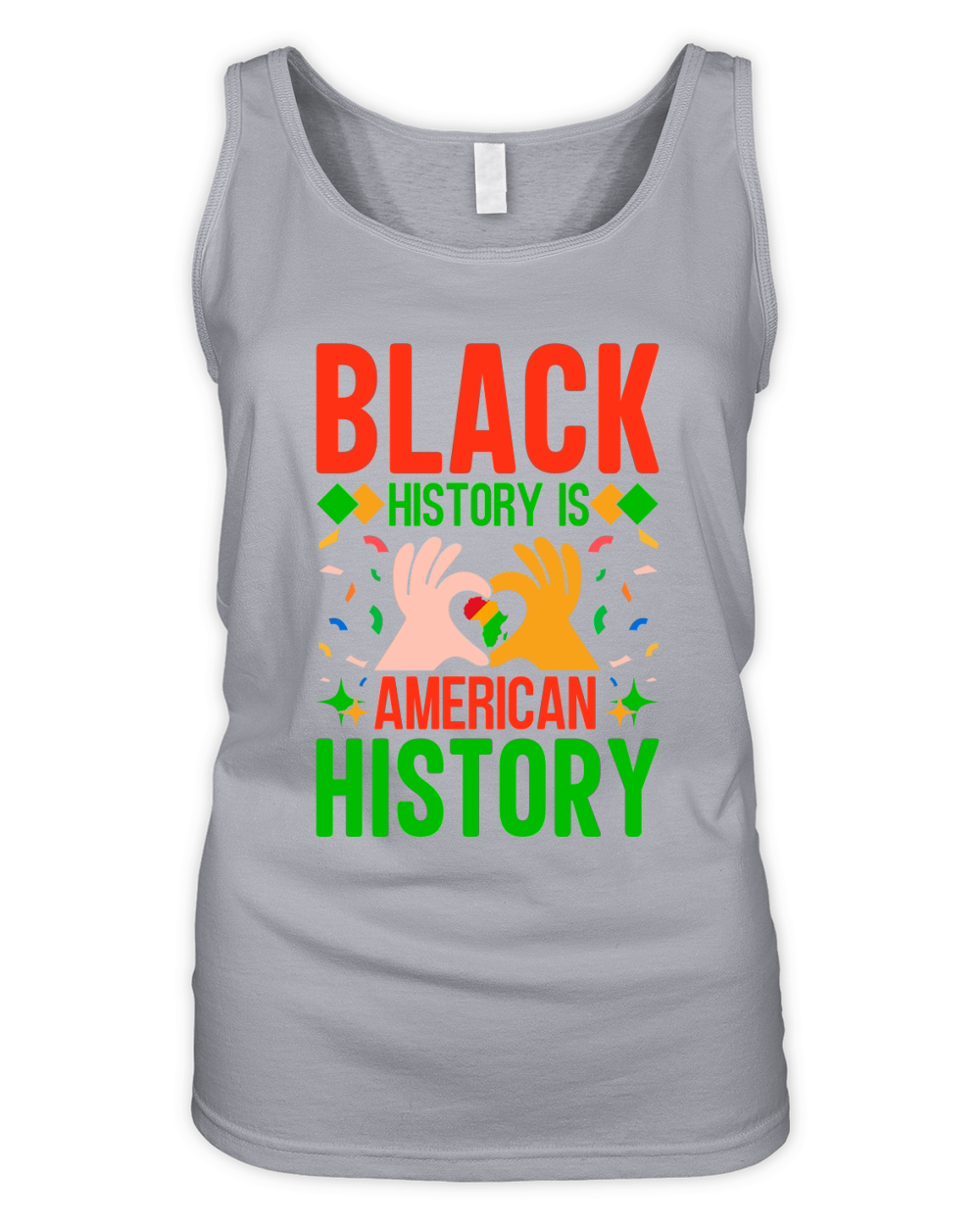 Black History Is American History Organic Women's Tank Top