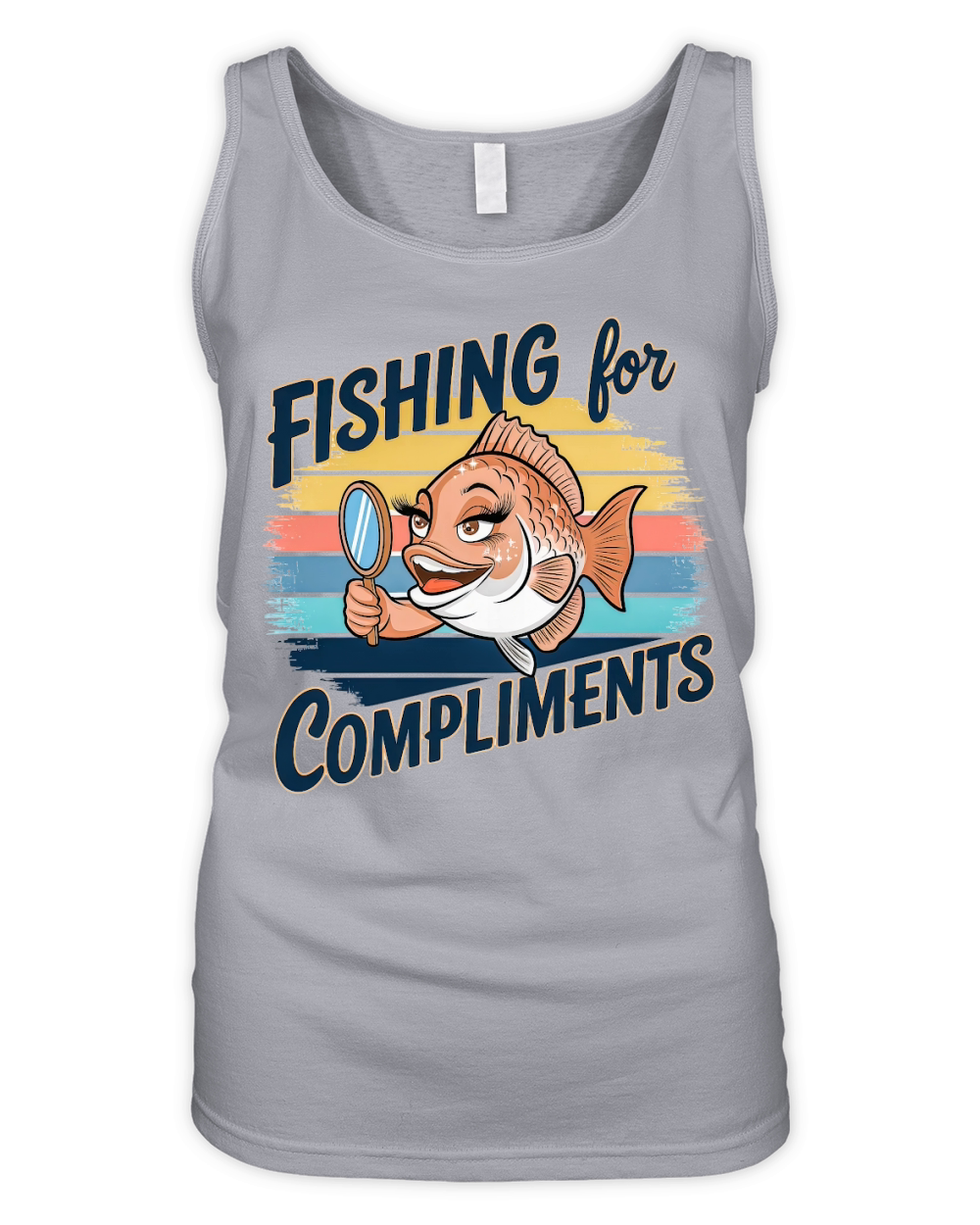 Fishing for Compliments Organic Women's Tank Top