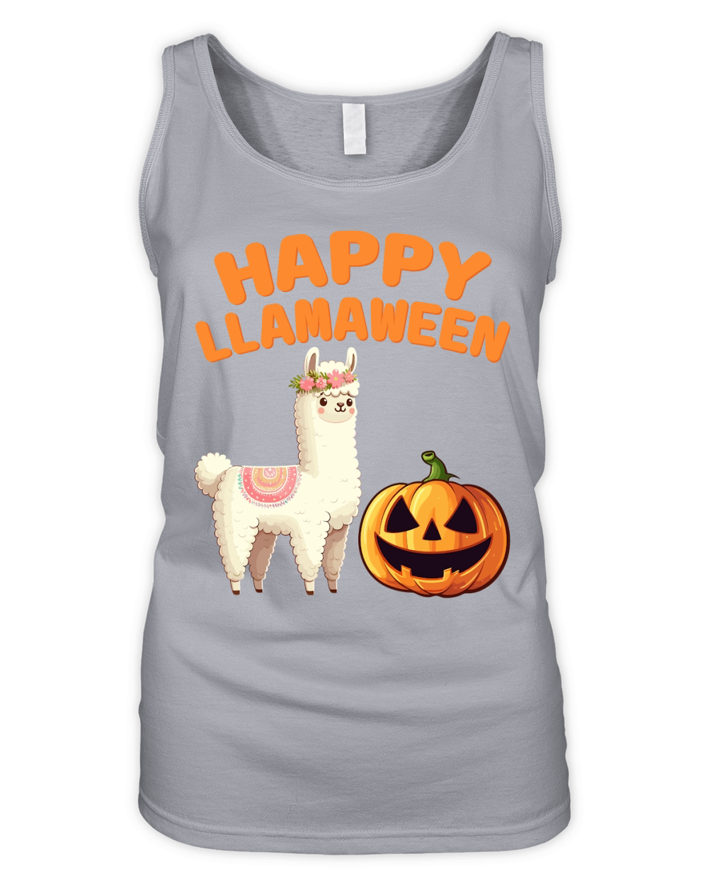Happy llamaween Organic Women's Tank Top