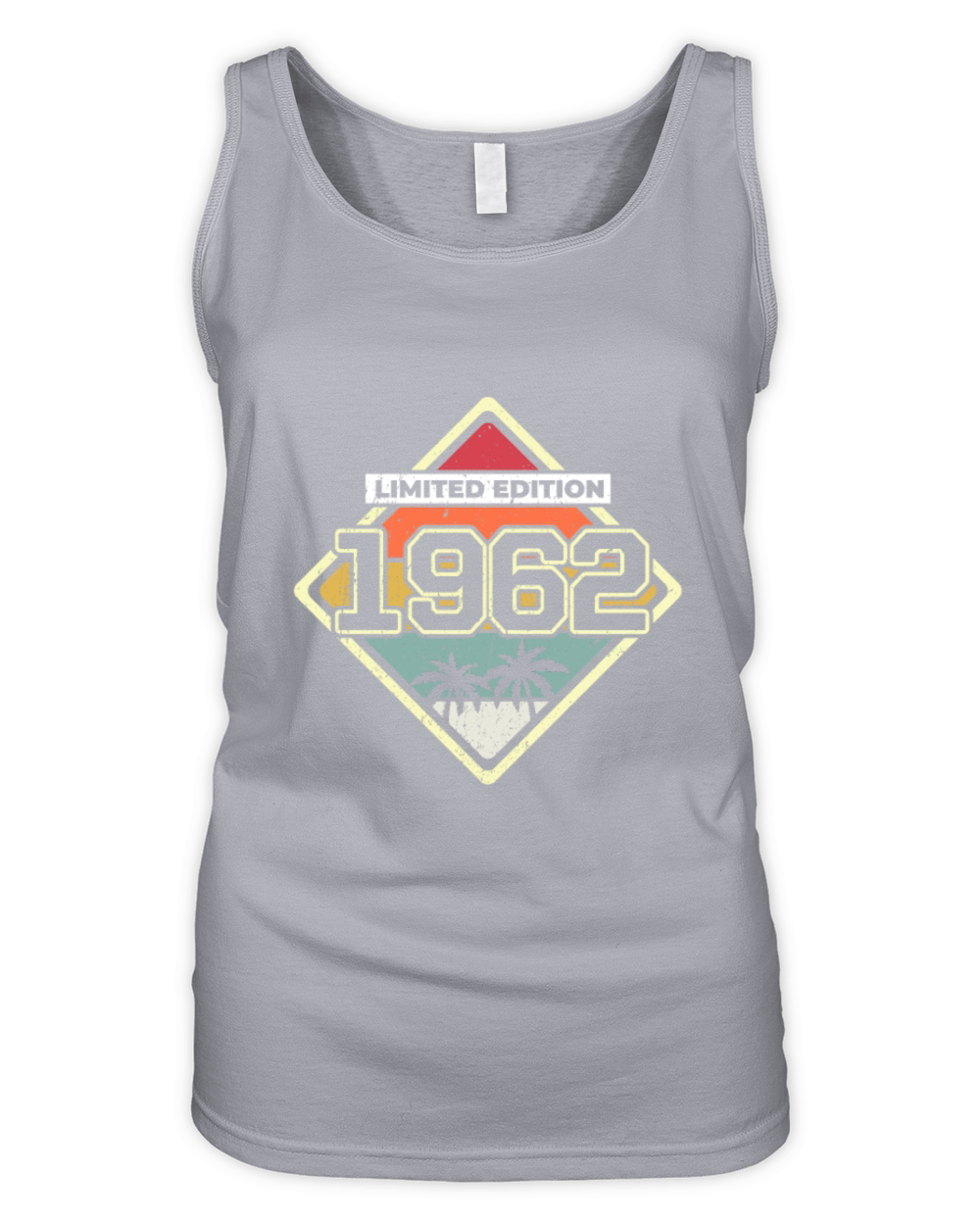 Limited Edition 60th Birthday Gift Vintage 1962 Organic Women's Tank Top