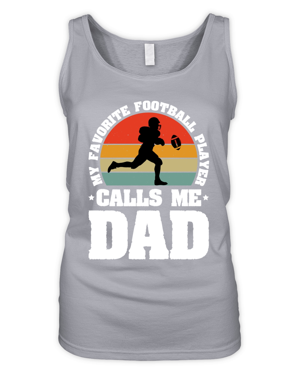 My Favorite Football Player Calls me Dad 03 Organic Women's Tank Top