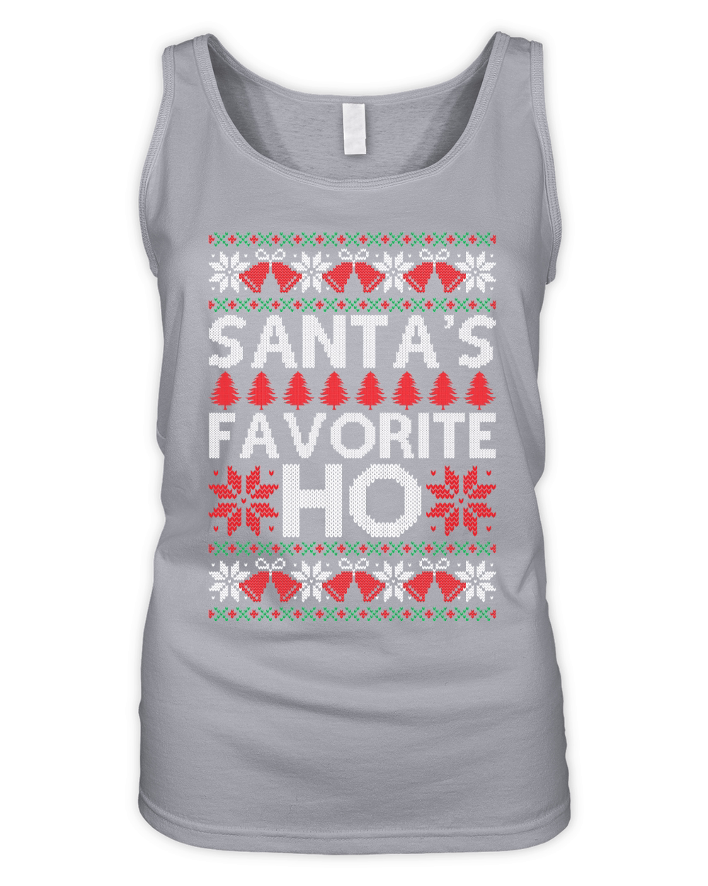 Santas favorite Ho ugly sweater Christmas Organic Women's Tank Top