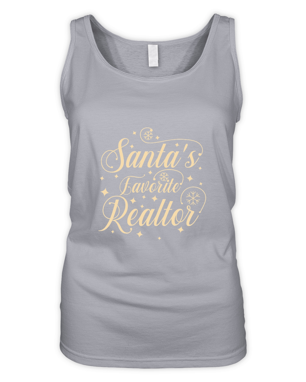 santas favorite realtor Organic Women's Tank Top
