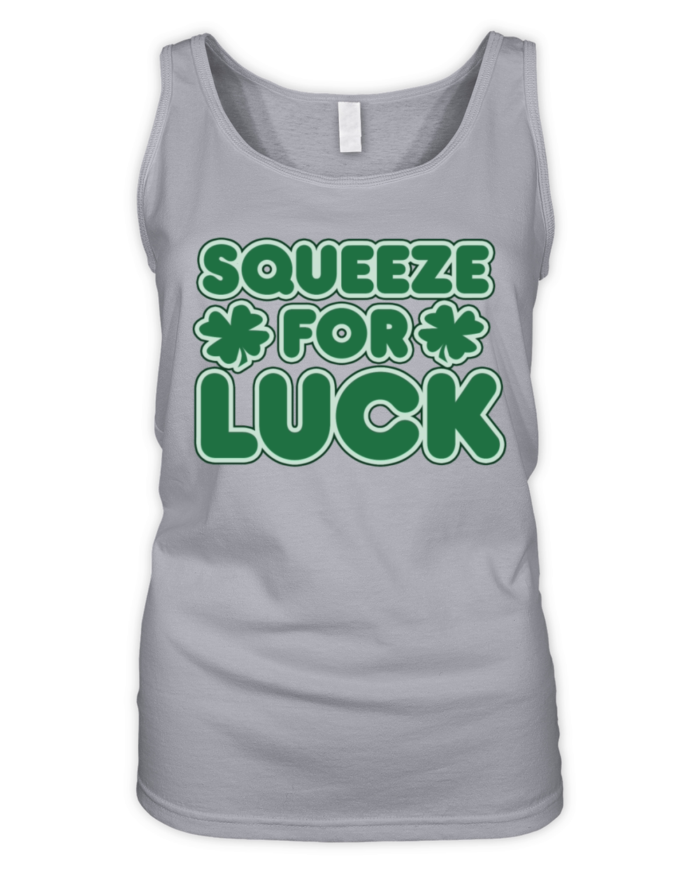 Squeeze the boobies for LUCK Organic Women's Tank Top