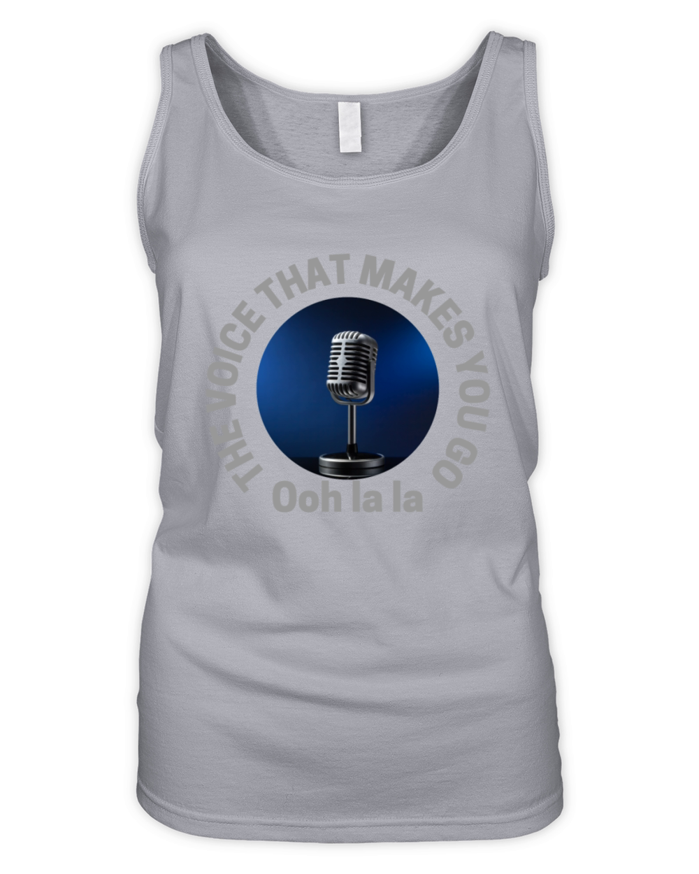The Voice That Makes you Go Ooh lala V01 Organic Women's Tank Top
