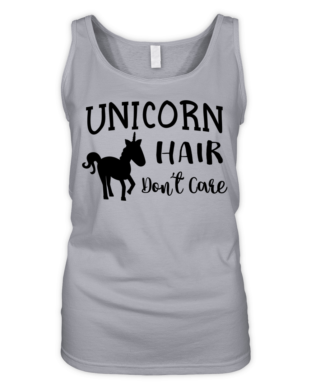 Unicorn hair dont care Organic Women's Tank Top