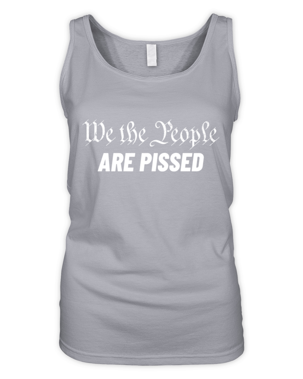 We The People Are Pissed US Constitution Organic Women's Tank Top