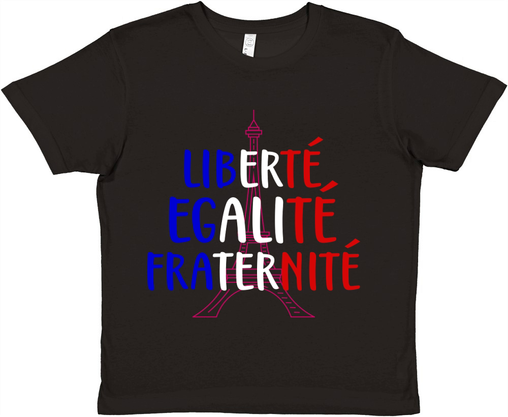 Liberte egalite fraternite Premium Kids Crewneck T-shirt