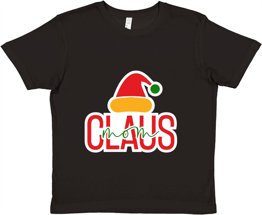 Mom Claus Premium Kids Crewneck T-shirt