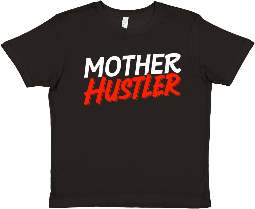 Mother Hustler Premium Kids Crewneck T-shirt