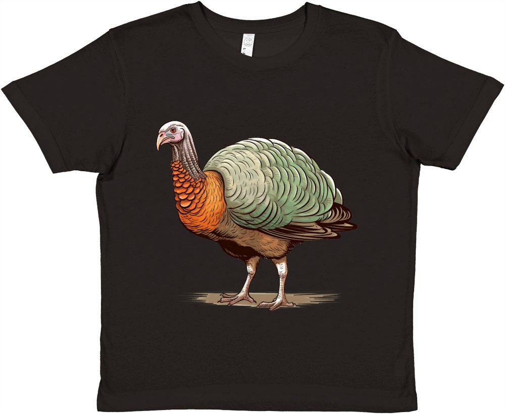 Thanksgiving Funny Turkey 23 Premium Kids Crewneck T-shirt