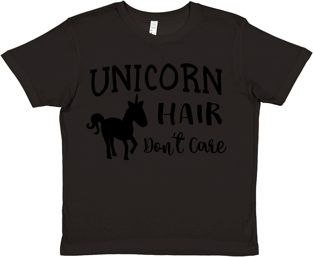 Unicorn hair dont care Premium Kids Crewneck T-shirt