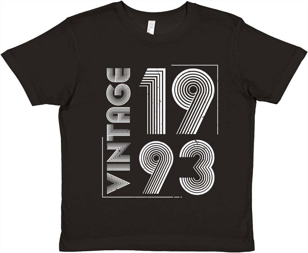Vintage 1993 Birthday  (2) Premium Kids Crewneck T-shirt