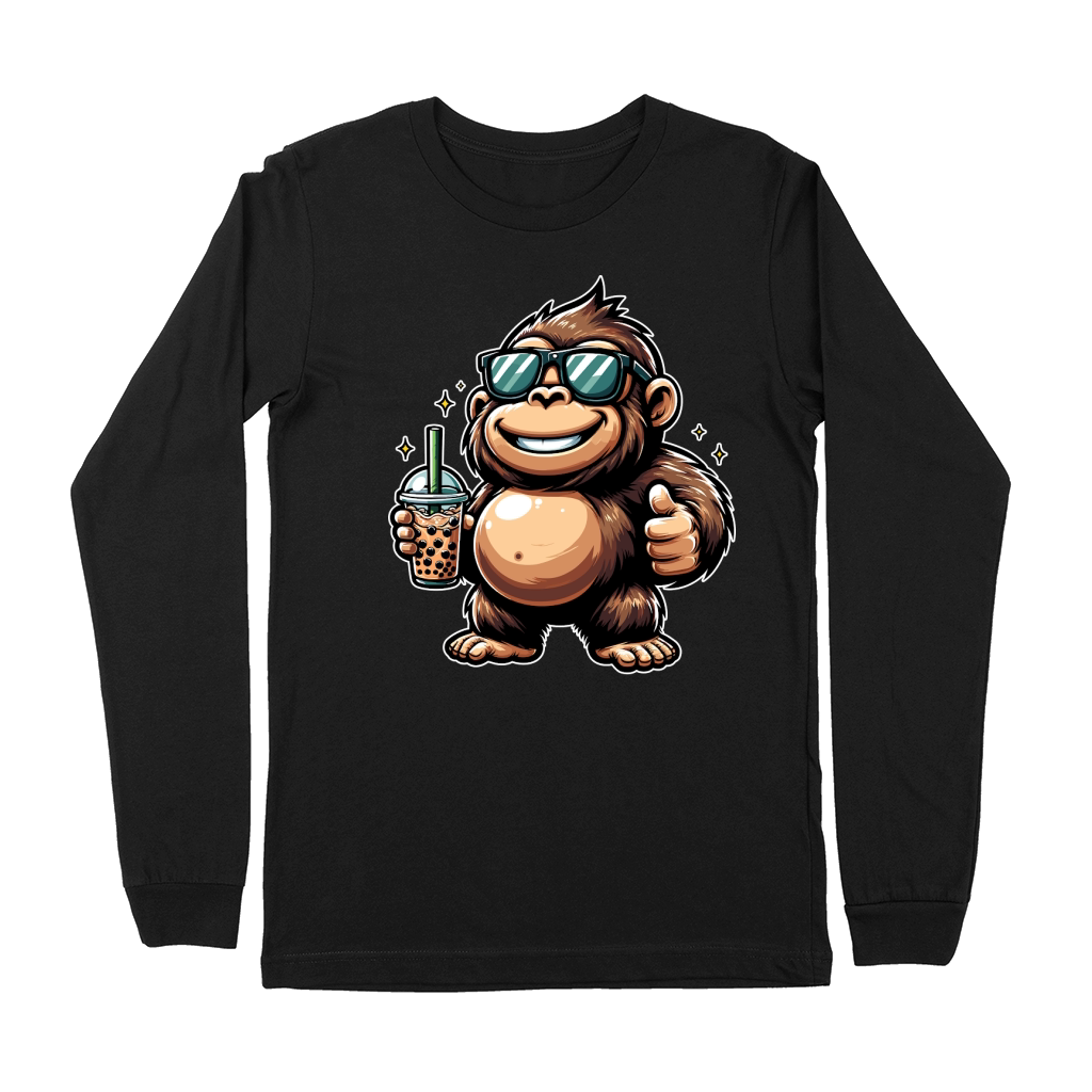 Monkey BOBA TEA 6 Premium Long Sleeve