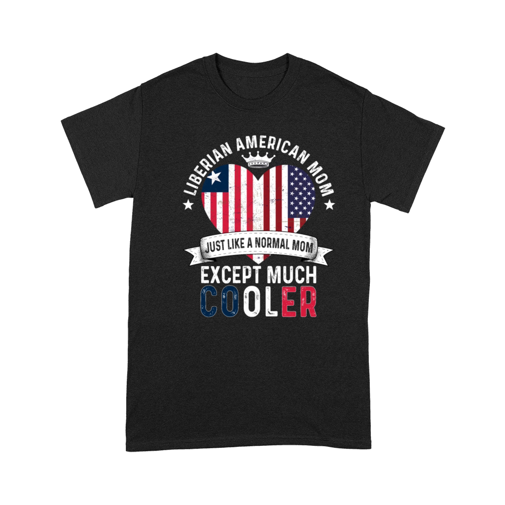 Liberian American Mom Mothers Day Liberia Flag Premium T-shirt