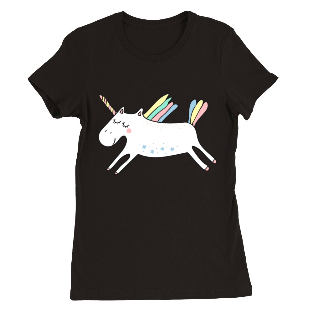 unicorn Premium Womens Crewneck T-shirt