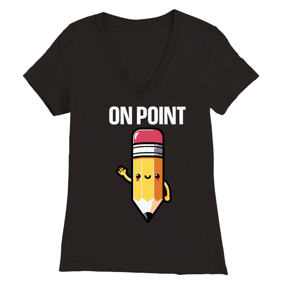 On point Premium Womens V-Neck T-shirt
