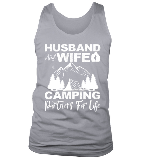 Husband And Wife Camping Partners For Life Funny Tank Top Unisex