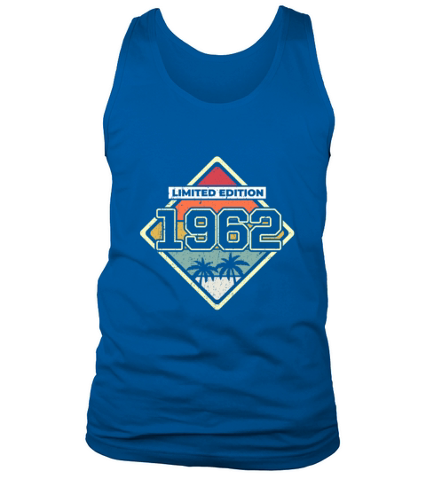 Limited Edition 60th Birthday Gift Vintage 1962 Tank Top Unisex
