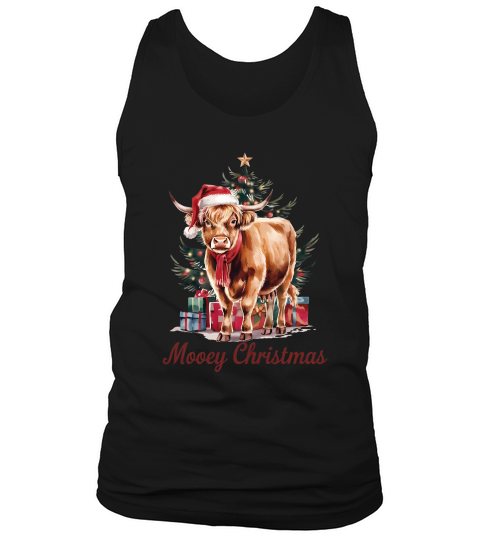 Moo Y Christmas Vintage 04 Tank Top Unisex