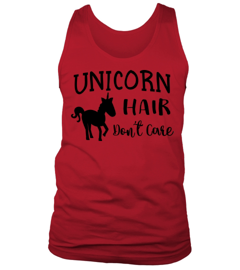 Unicorn hair dont care Tank Top Unisex