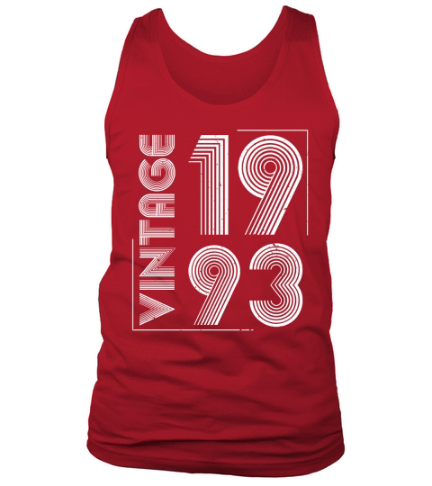 Vintage 1993 Birthday  (2) Tank Top Unisex