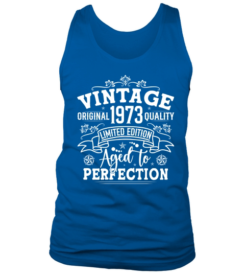 Vintage Birthday TShirt Design Bundle1973 Tank Top Unisex