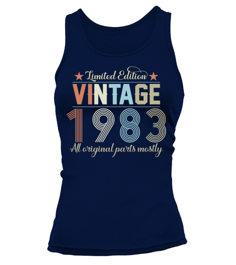 Birthday   Limited Edition Vintage 1983 Tank top Woman