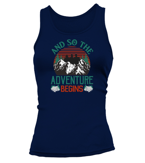 Hiking   And so the adventure begins Tank top Woman