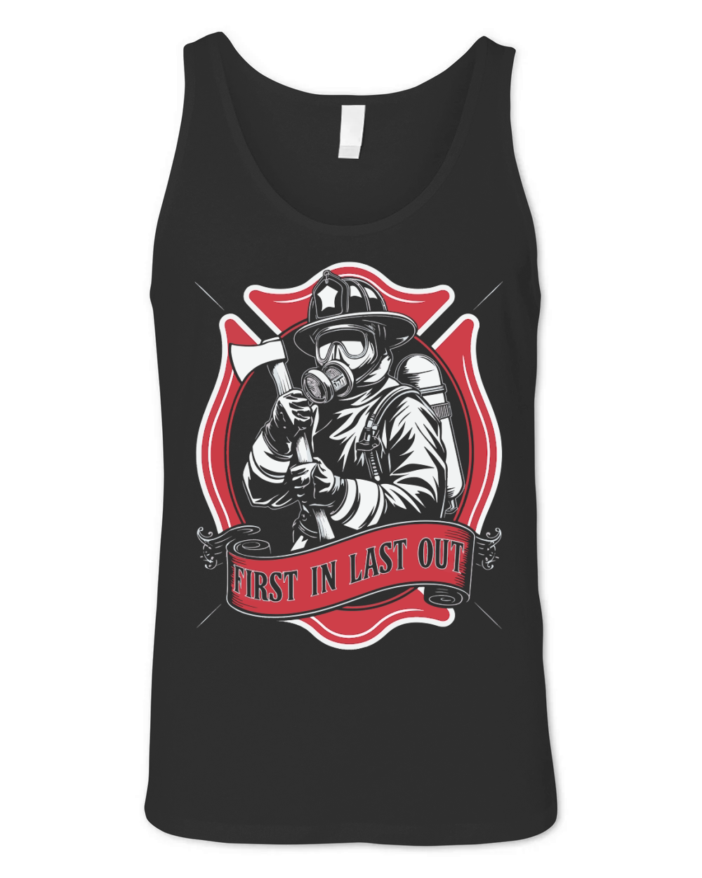 First in last out Unisex Jersey Tank