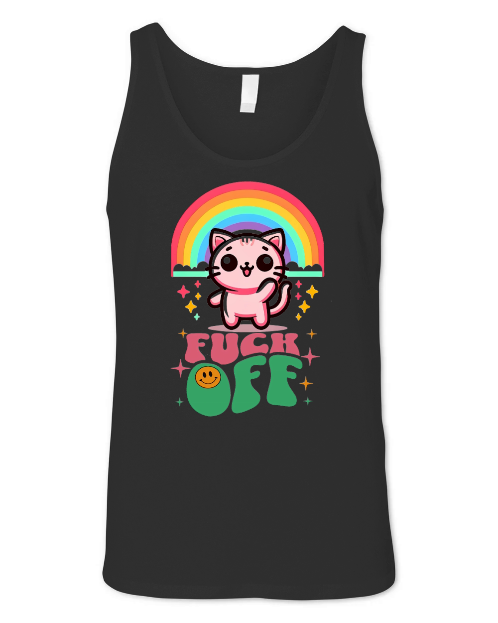 Fuck off Unisex Jersey Tank