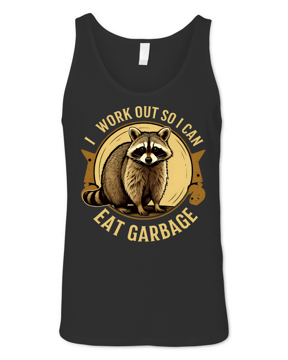 I work out so i Can Eat Garbag 02 Unisex Jersey Tank