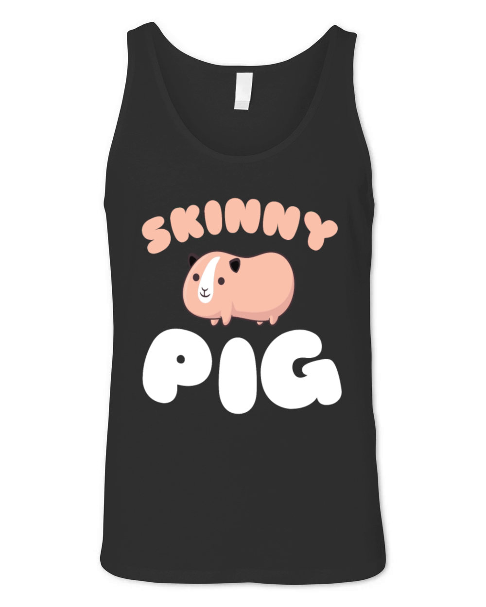 Skinny Pig Guinea Pig Cute Unisex Jersey Tank