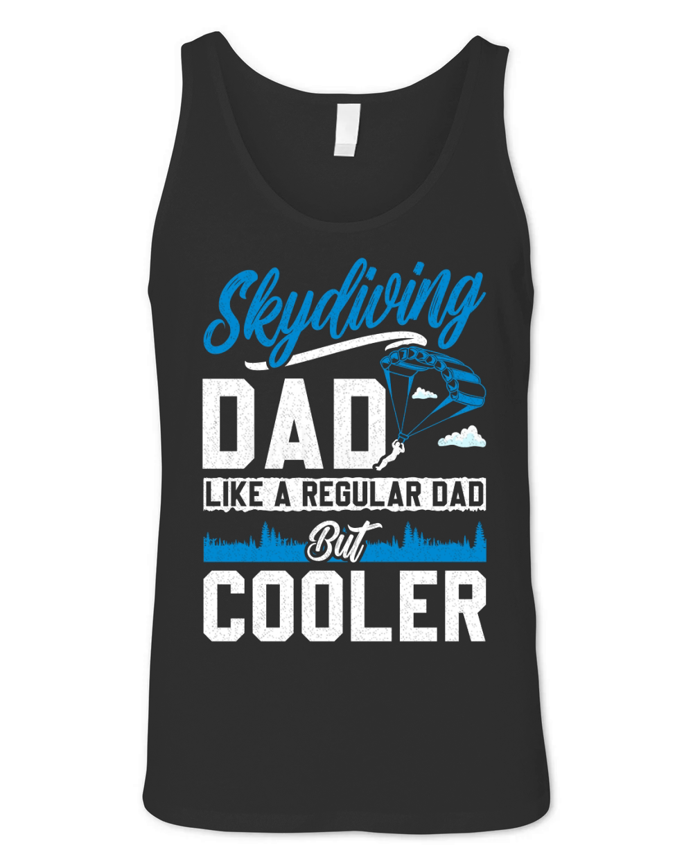 Skydiving dad like a regular dad but cooler 05 Unisex Jersey Tank