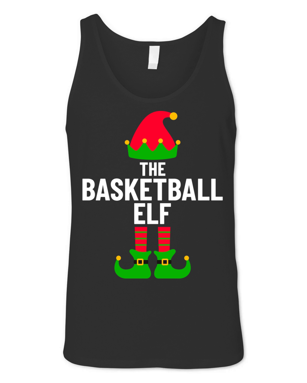 The Basketball Elf Christmas Unisex Jersey Tank