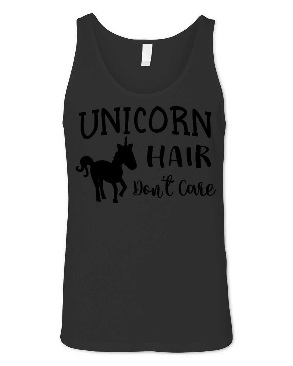 Unicorn hair dont care Unisex Jersey Tank