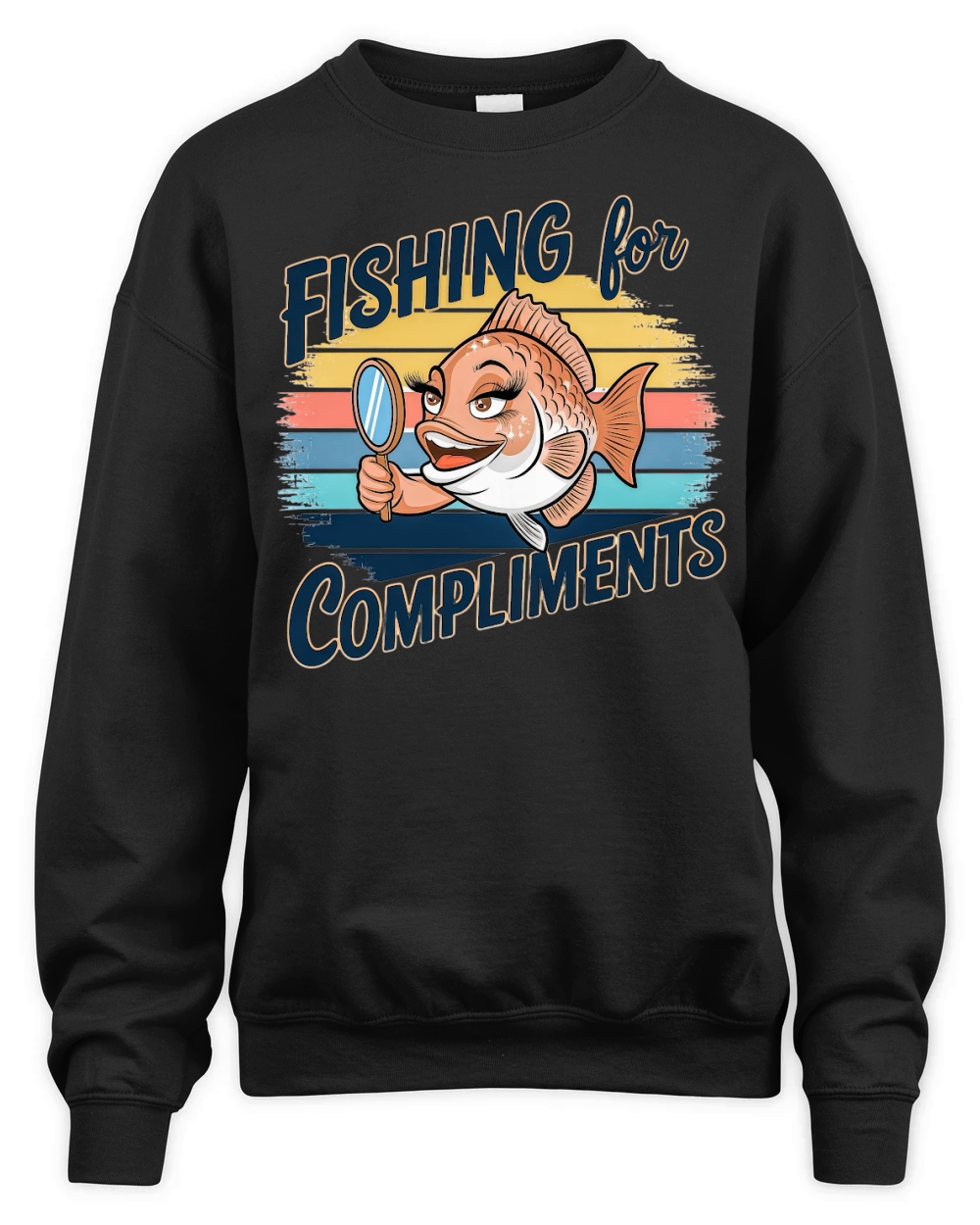 Fishing for Compliments Unisex Premium Crewneck Sweatshirt