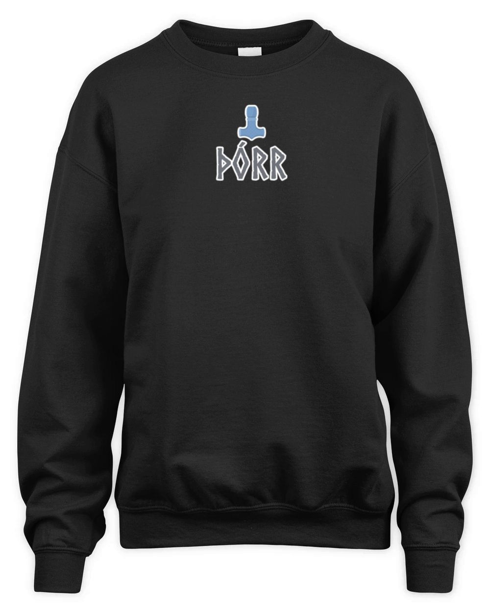 Thor Mjolnir Norse Mythology Hammer Viking Nordic Unisex Premium Crewneck Sweatshirt