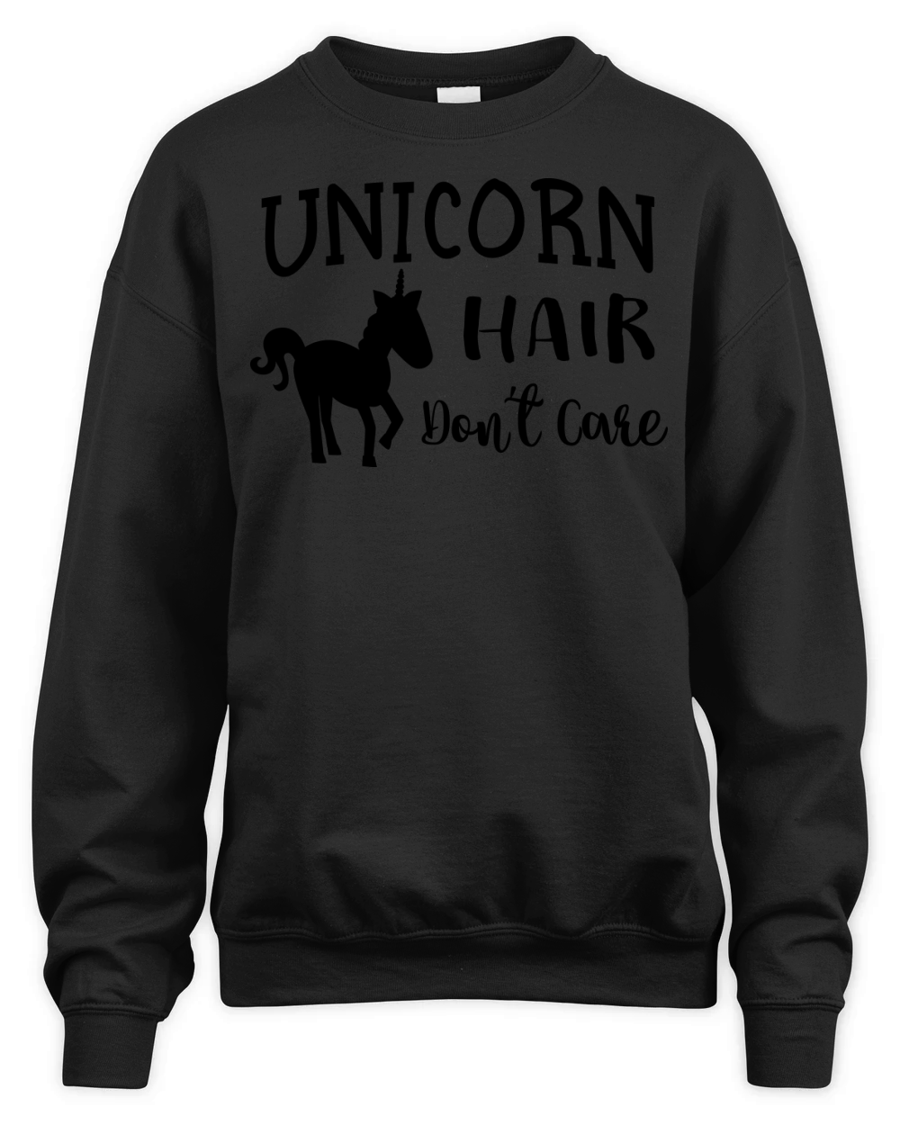 Unicorn hair dont care Unisex Premium Crewneck Sweatshirt