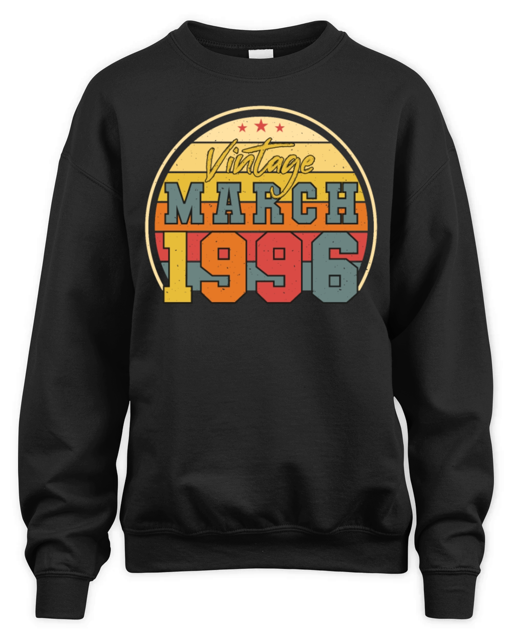 Vintage Funny March 1996 Unisex Premium Crewneck Sweatshirt