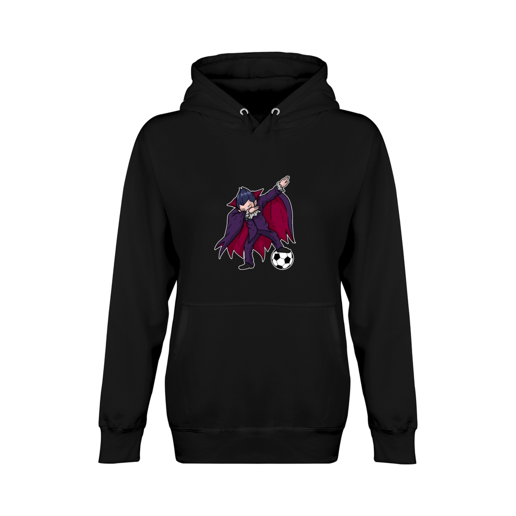 Funny Dabbing Vampire Soccer Gift Idea Unisex Premium Pullover Hoodie