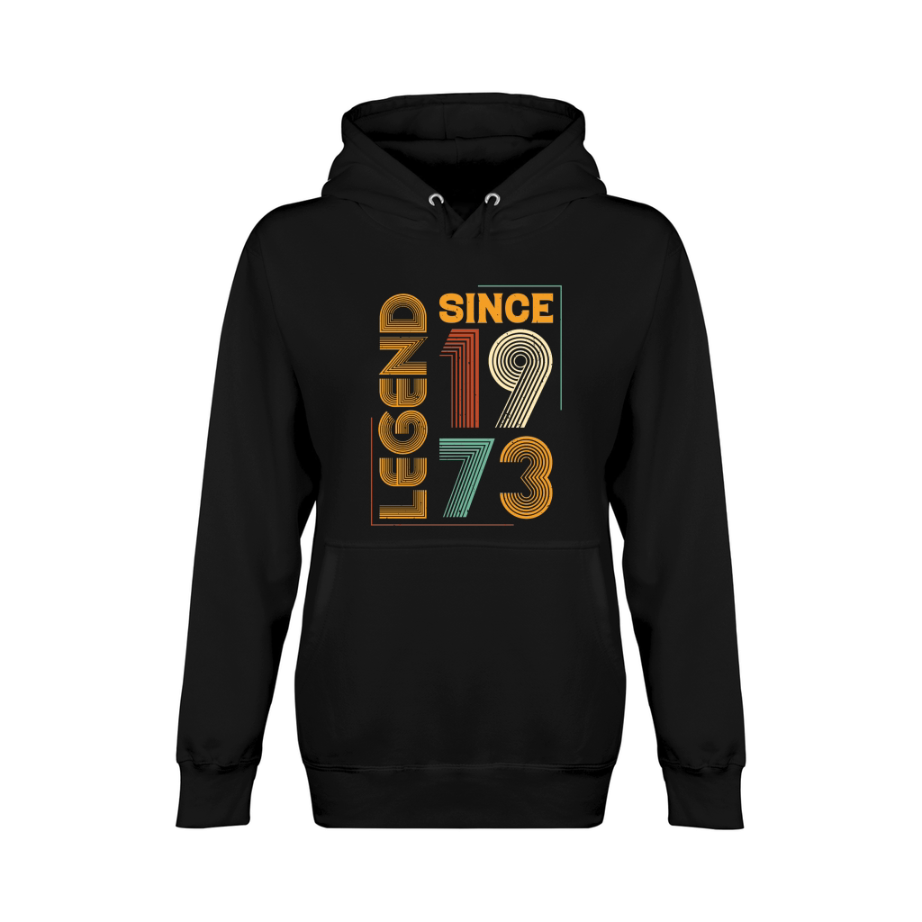 Legend Since 1973 Birthday T Shirt Design (1) Unisex Premium Pullover Hoodie
