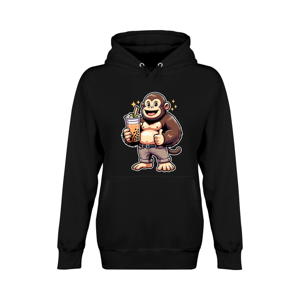 monkey BOBA TEA 2 Unisex Premium Pullover Hoodie