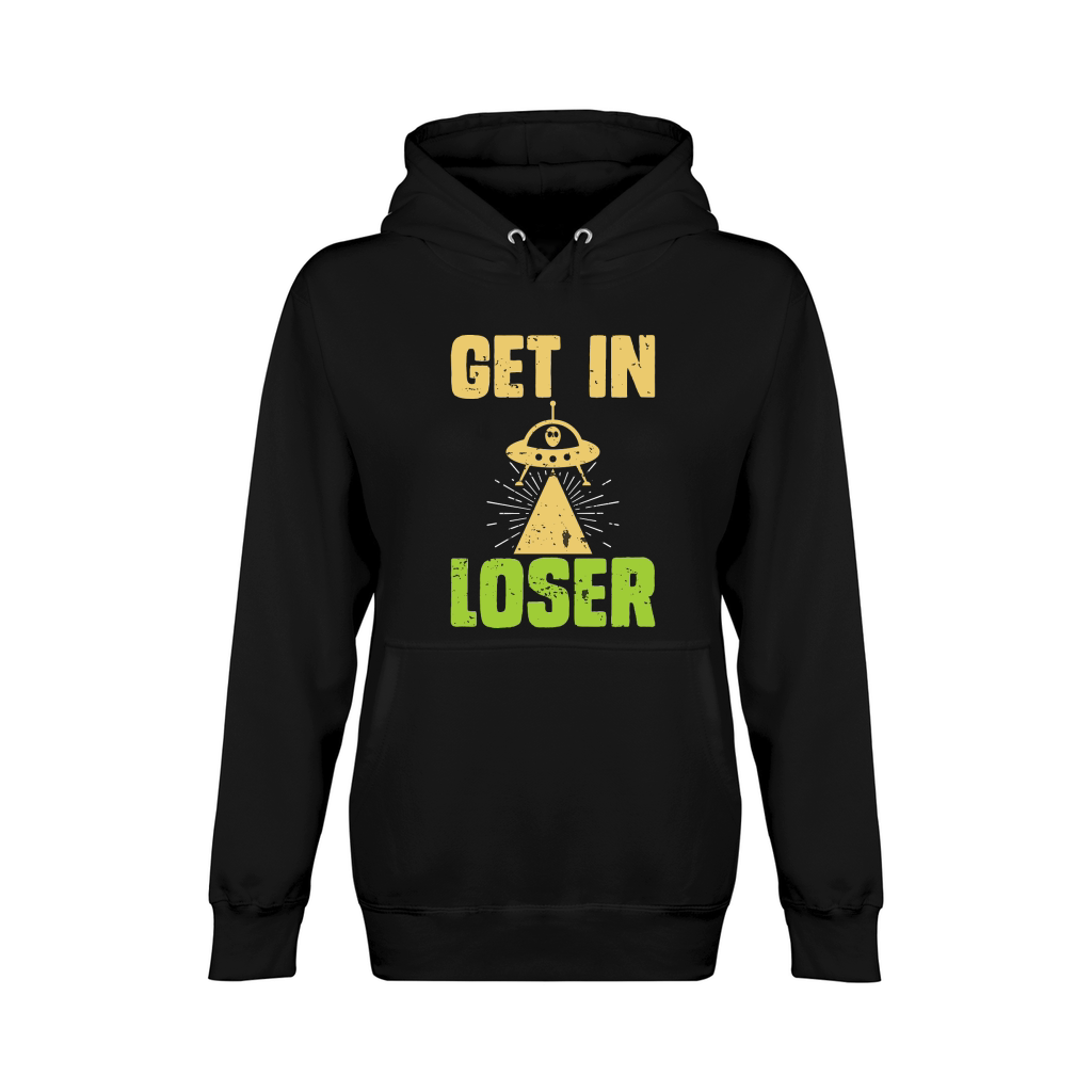 Vintage UFO Alien  get In loser Unisex Premium Pullover Hoodie