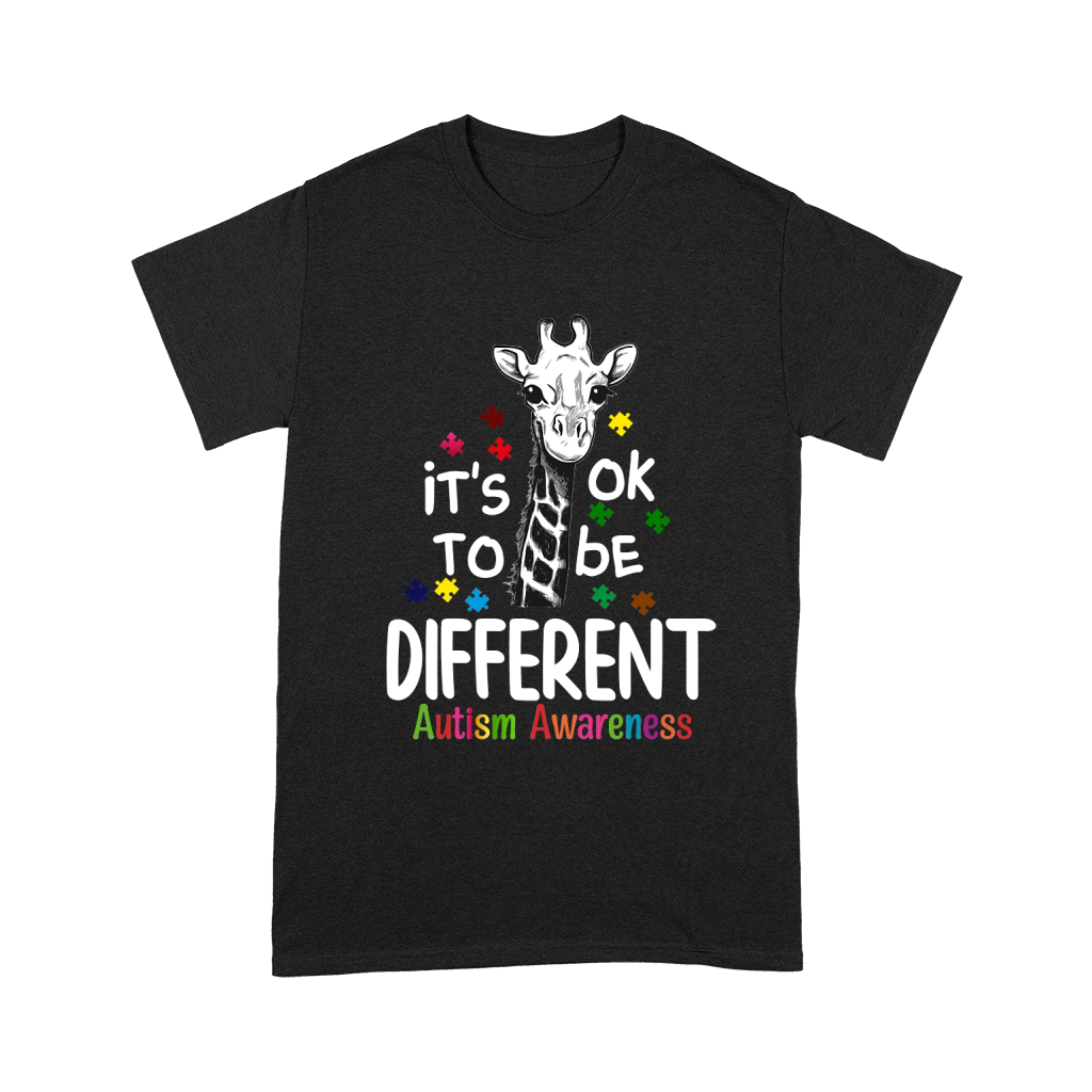 Autism   Cute Giraffe Animals Be Differents Unisex T-Shirt