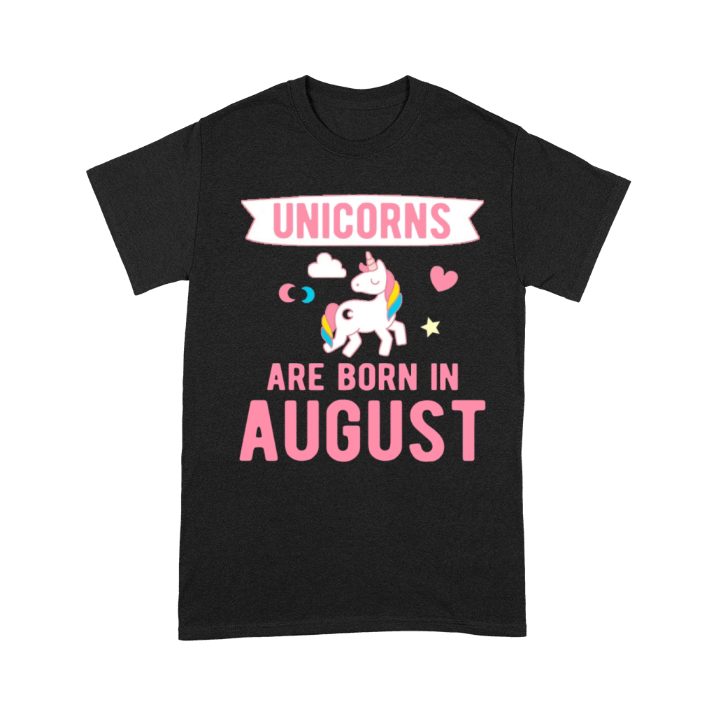 Unicorns are Born in August Unisex T-Shirt
